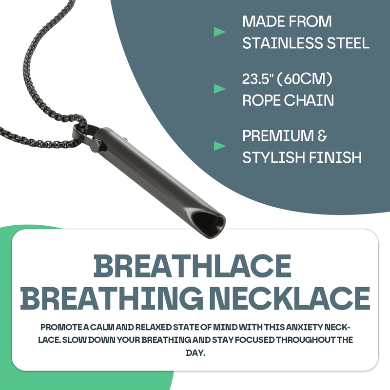 Breathing Breathlace Necklace - Release Stress/Anxiety/Quit Smoking!