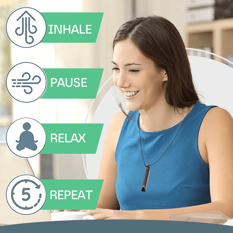 Breathing Breathlace Necklace - Release Stress/Anxiety/Quit Smoking!