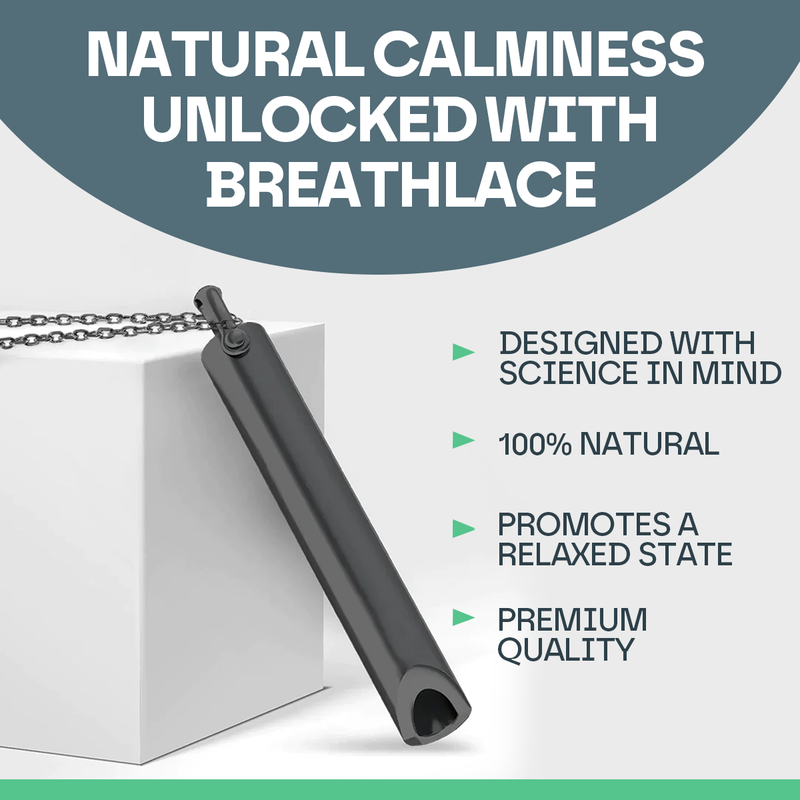Breathing Breathlace Necklace - Release Stress/Anxiety/Quit Smoking!