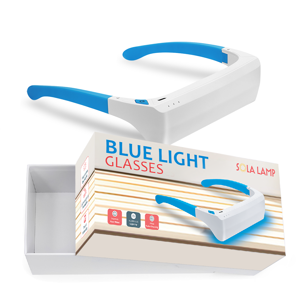 Dual Blue Light Therapy Glasses