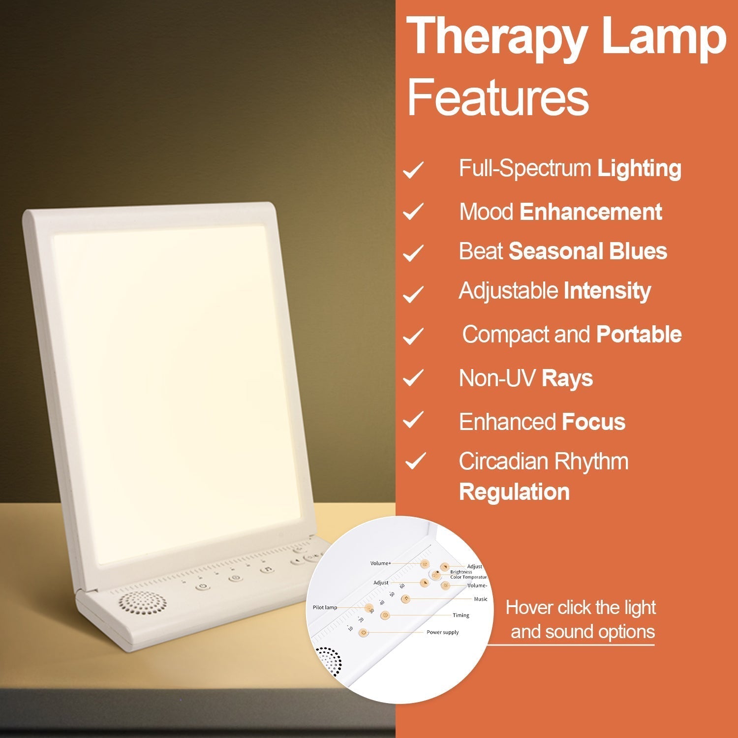 S.A.D Therapy Lamp Pro *Best Seller* DP5